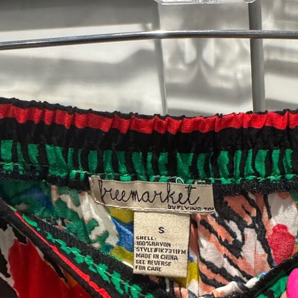 FreeMarket by Flying Tomato NWOT Green Floral Maxi Skirt in 100% Rayon. - Picture 7 of 11